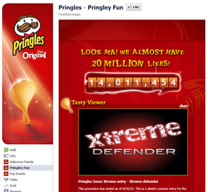 Pringles Facebook Fan Page | Jabari Holder