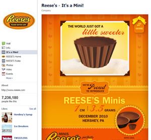 Reese's Facebook Fan Page | Jabari Holder
