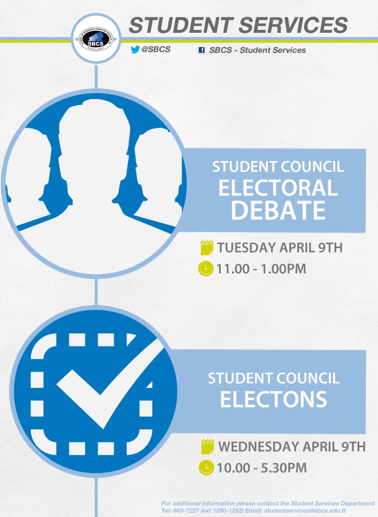 SBCS Student Council Elections Flyer