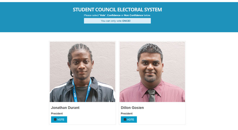 SBCS Student Council Elections Presidents