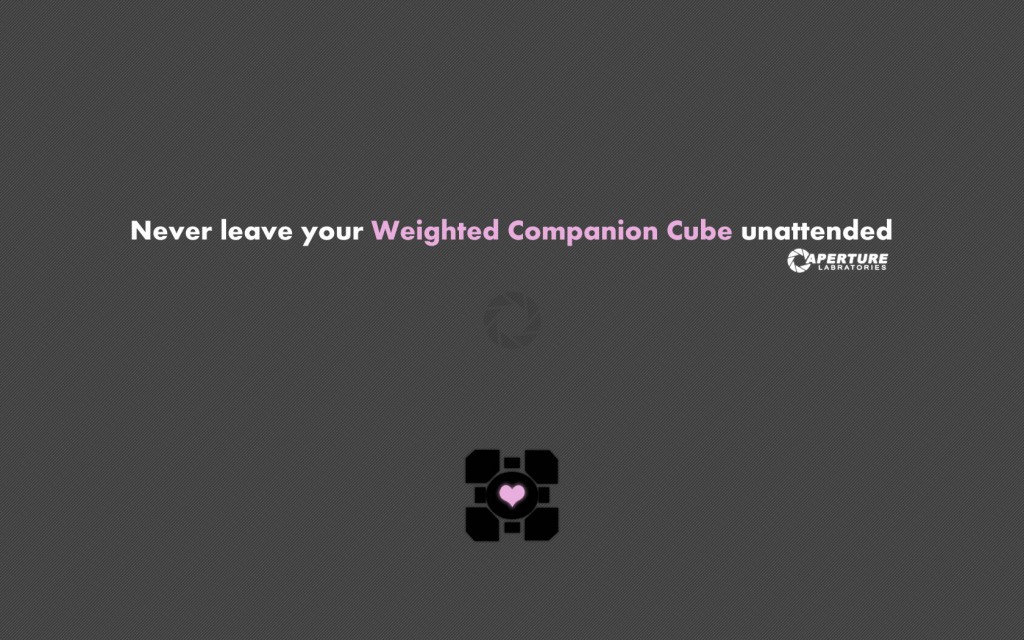 Portal Weighted Companion Cube