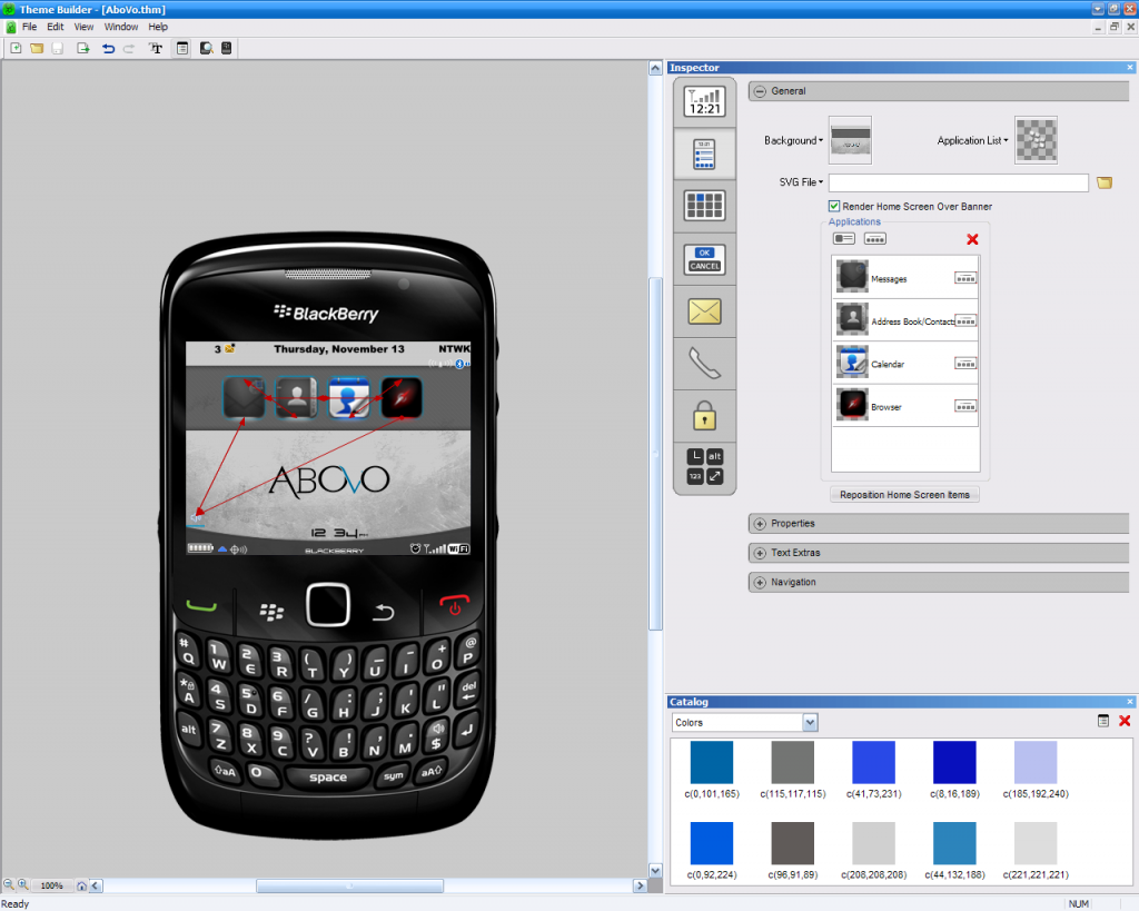 AboVo Blackberry Theme Production