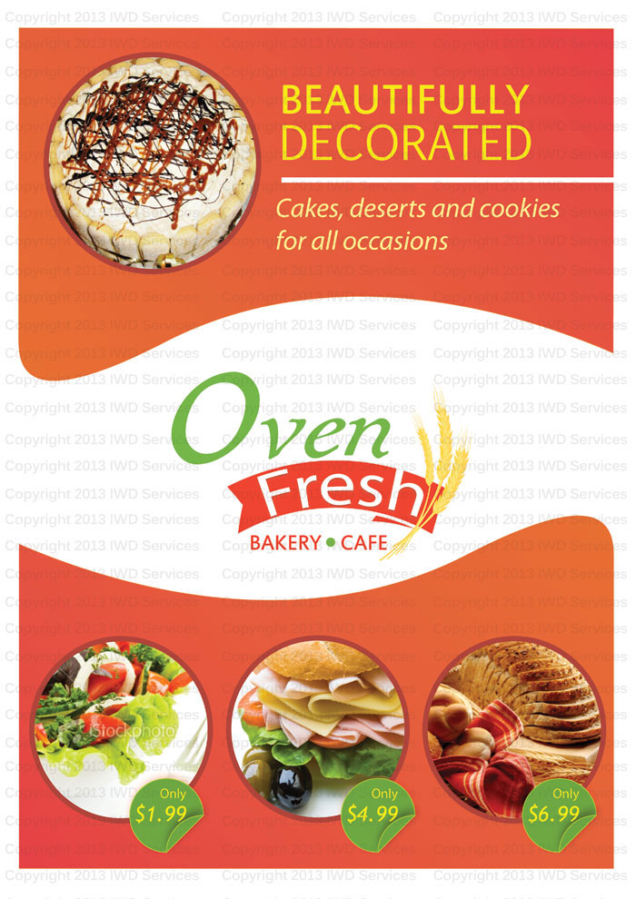Oven Fresh Bakery Flyer