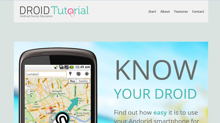 Android Tutorial Home Page