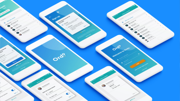 Ordo mobile app screens