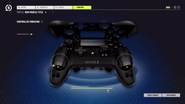 SCUF Gaming - Vibration customisation